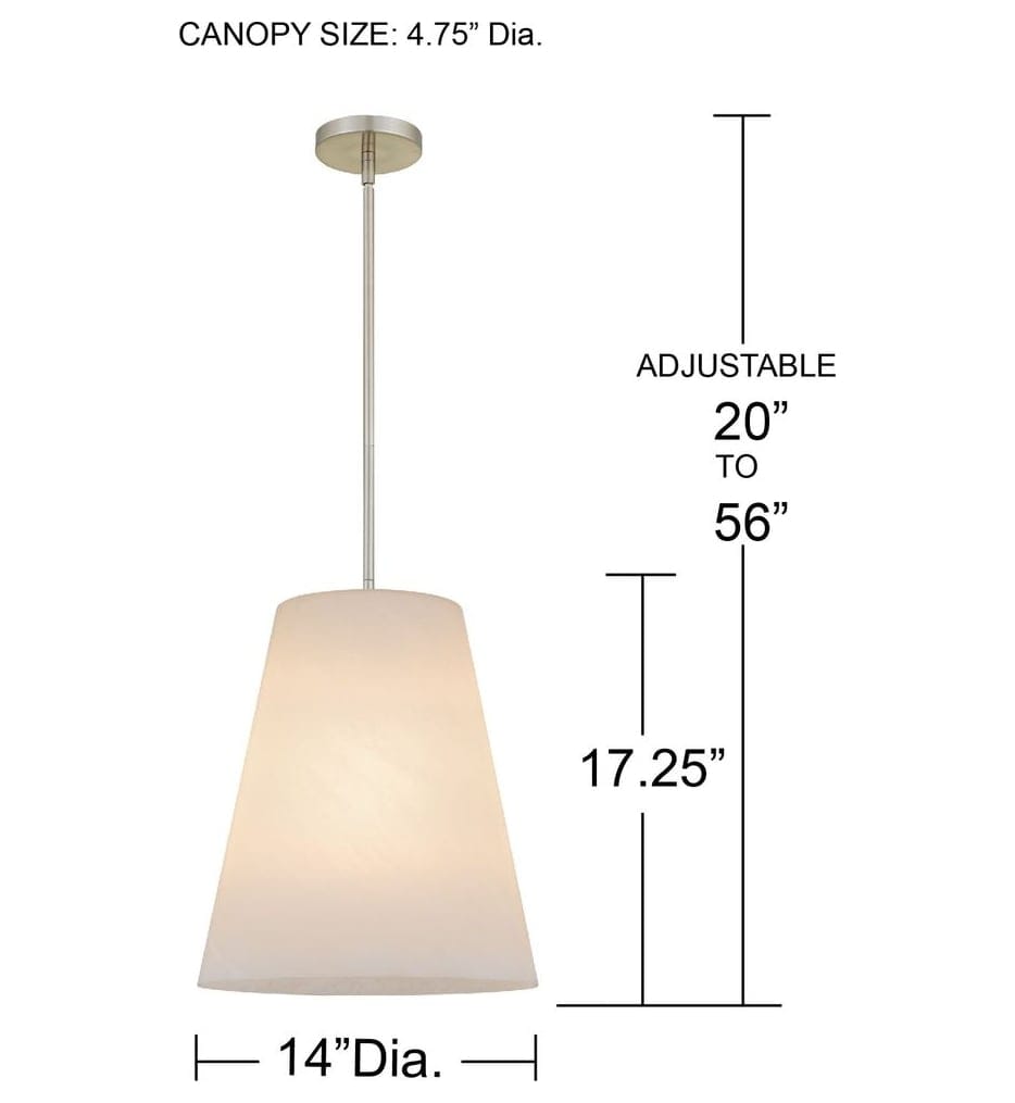 Quoizel - Peregrine 14-inch Pendant