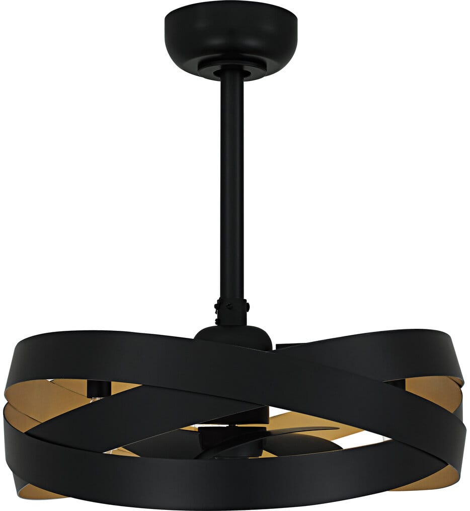 Quoizel - QFA6771MBK - Zito 20" Ceiling Fan