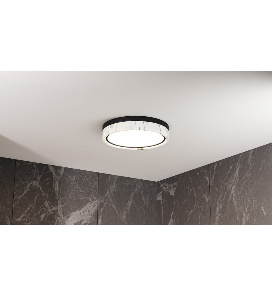 Quoizel - QFL6778MBK - Gasper 16" Flush Mount
