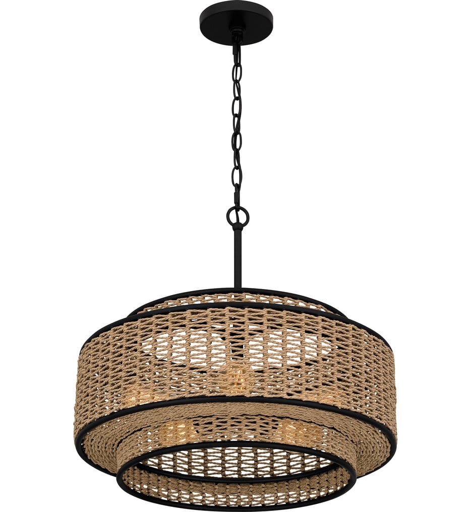 Quoizel - QP6161MBK - Teton 20" Pendant