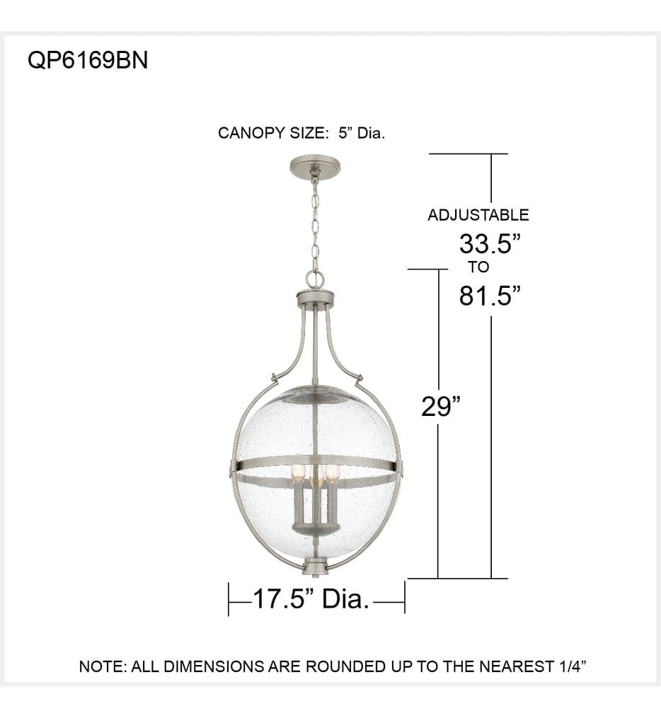 Quoizel - Chicago 17.5" Pendant
