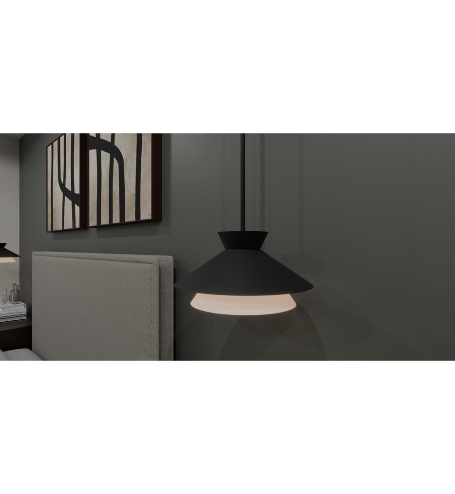Quoizel - QP6171MBK - Lionel 15" Pendant