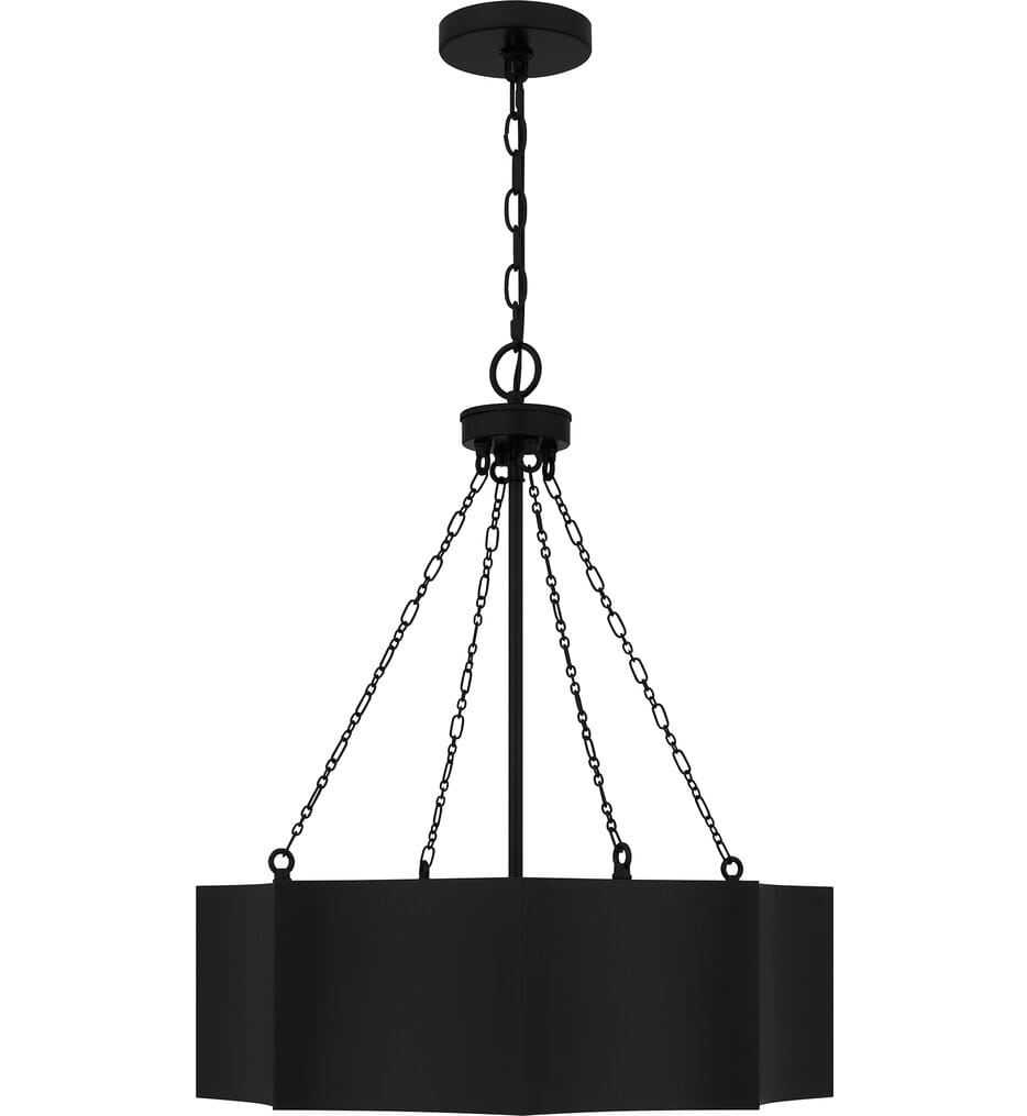 Quoizel - QP6755MBK - Quoizel 20" Pendant