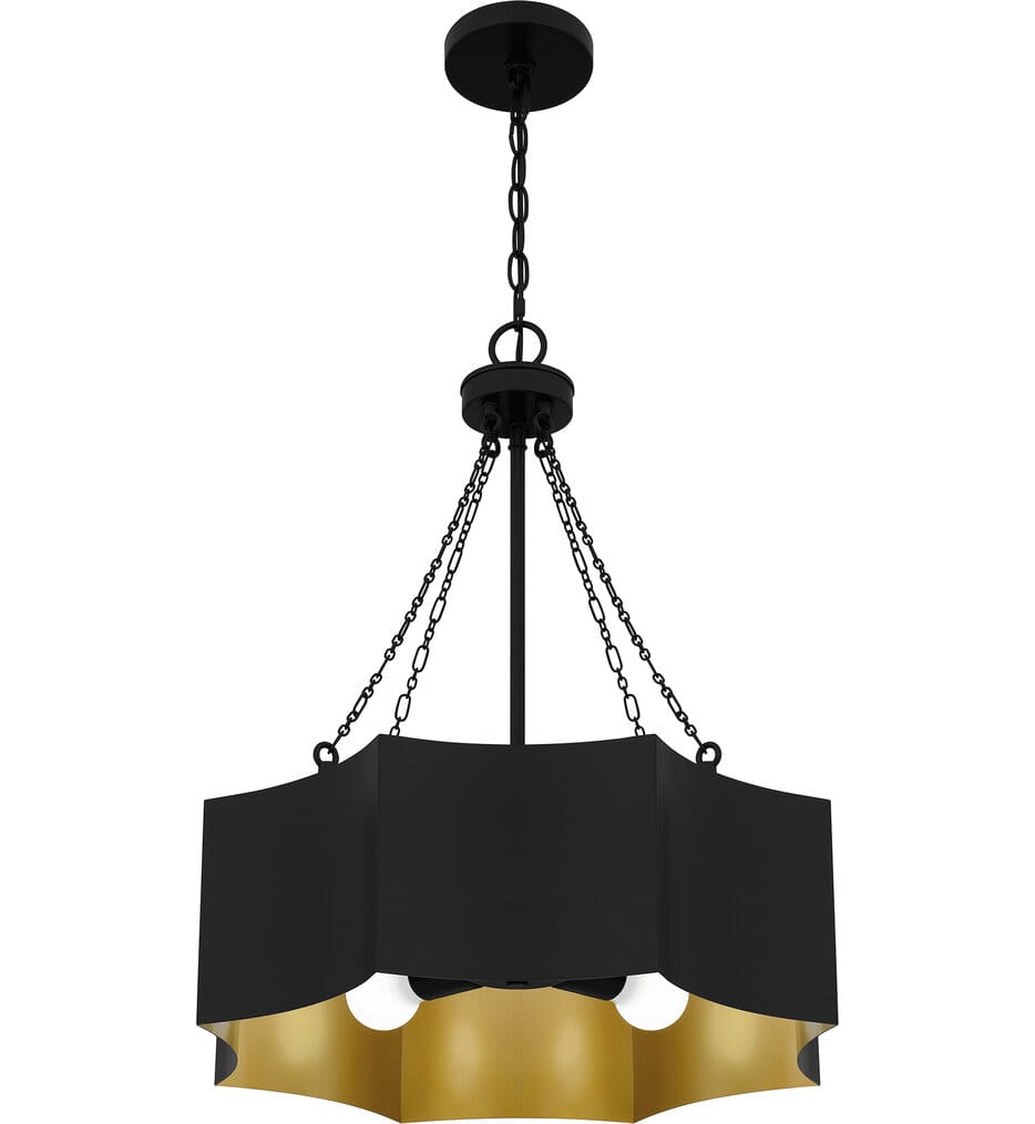 Quoizel - QP6755MBK - Quoizel 20" Pendant