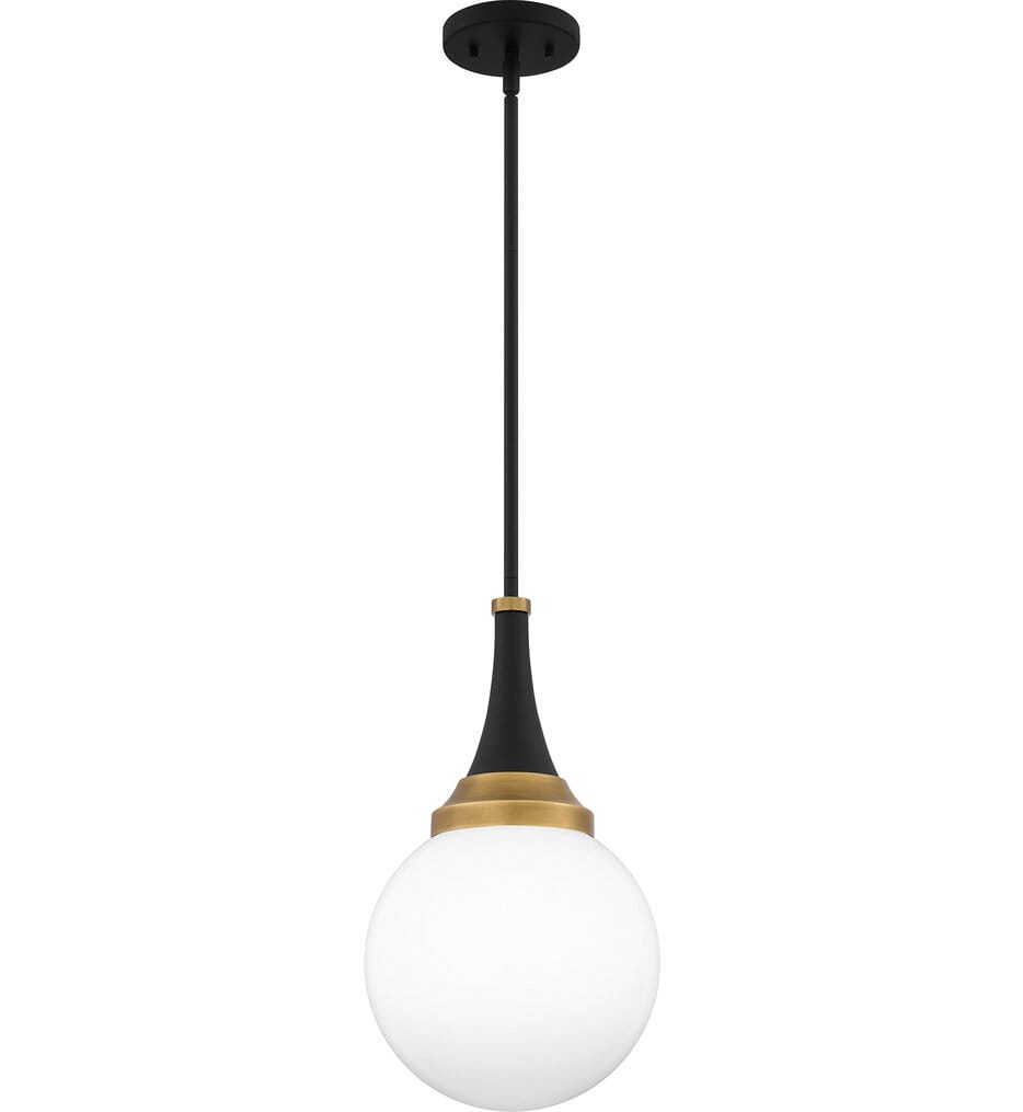 Quoizel - QP6758MBK - Quoizel 10" Pendant