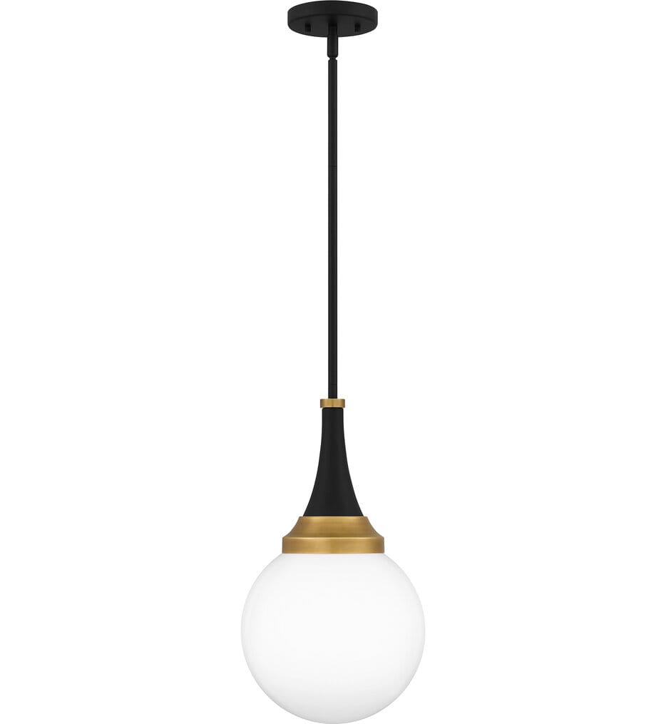 Quoizel - QP6758MBK - Quoizel 10" Pendant