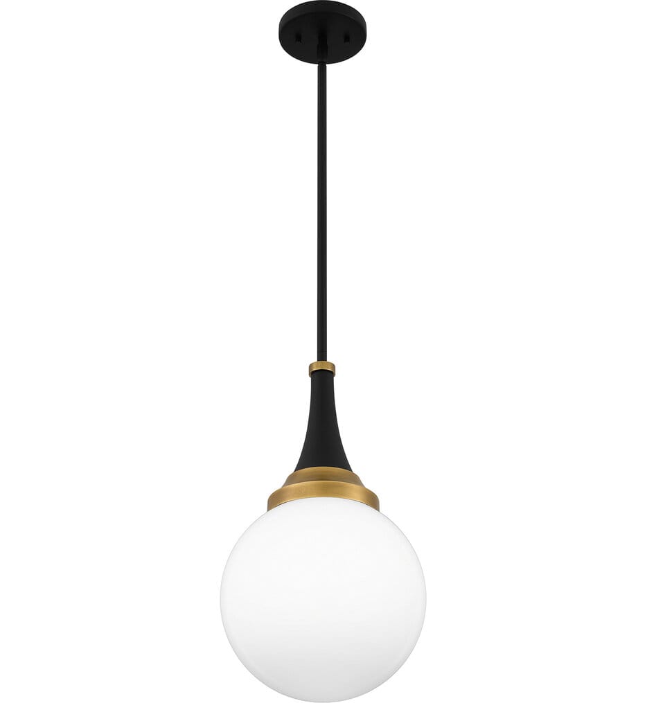 Quoizel - QP6758MBK - Quoizel 10" Pendant