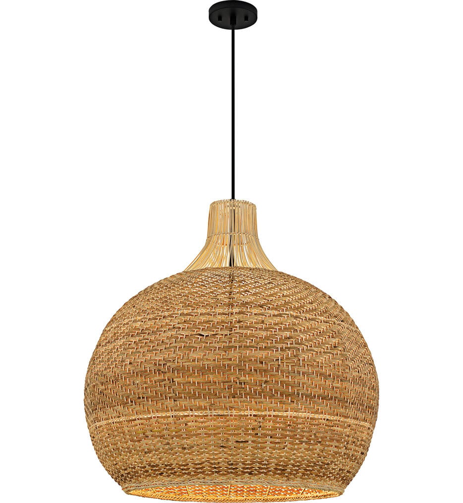 Quoizel - QP6796MBK - Sycamore 28" Pendant