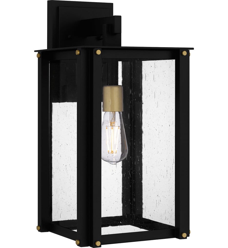Quoizel - ROB8409MBK - Robbins 18" Outdoor Wall Sconce