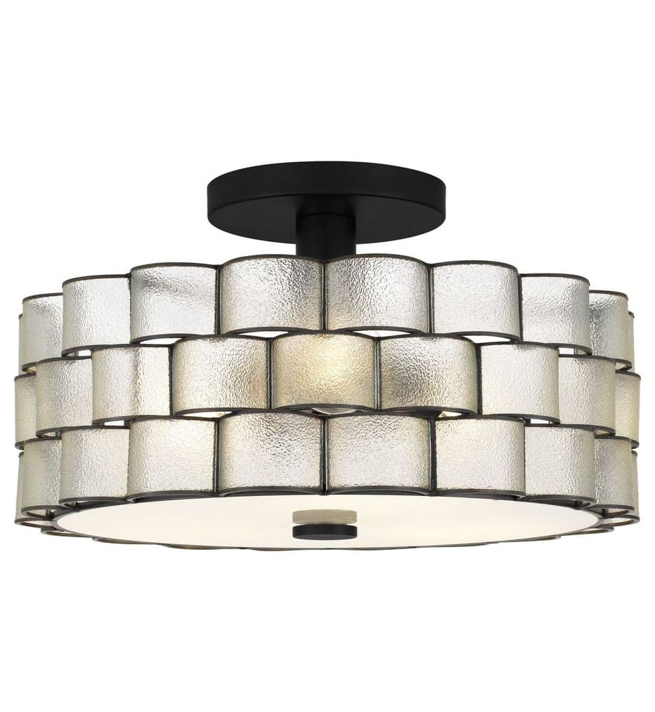Quoizel - RORY1716MBK - Rory 15.75-inch Semi-Flush Mount