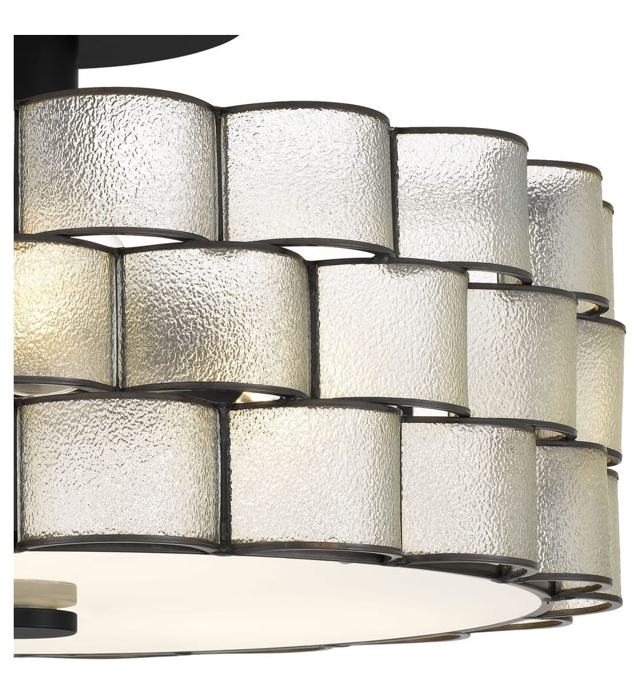 Quoizel - RORY1716MBK - Rory 15.75-inch Semi-Flush Mount