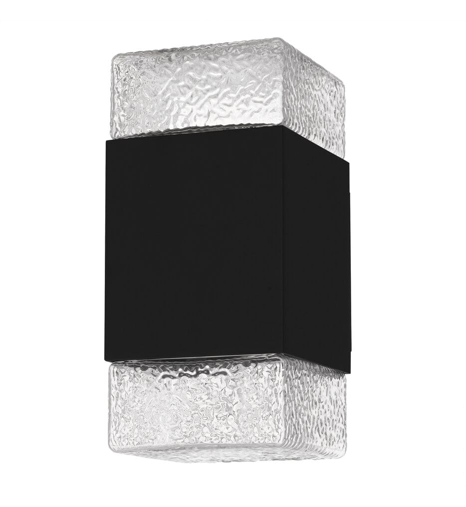 Quoizel - SAX8305MBK - Saxton 10" Outdoor Wall Sconce