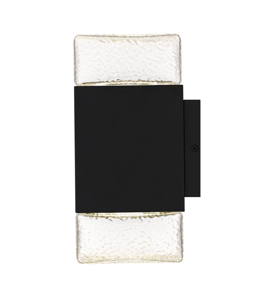 Quoizel - SAX8305MBK - Saxton 10" Outdoor Wall Sconce