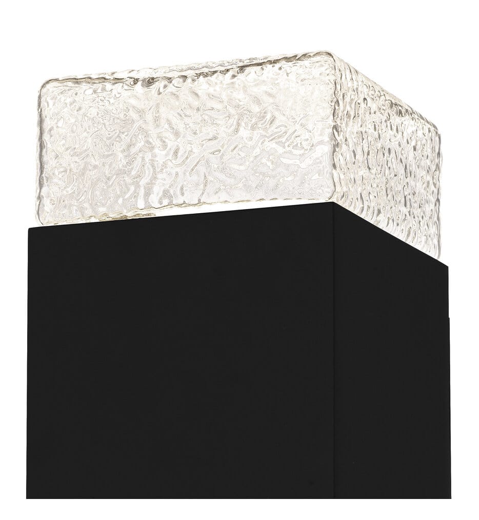Quoizel - SAX8305MBK - Saxton 10" Outdoor Wall Sconce
