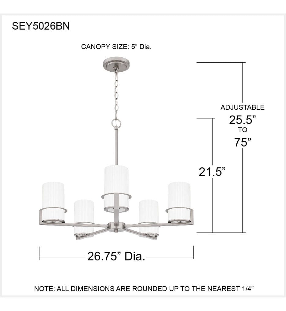 Quoizel - Seymour 26.75" Chandelier