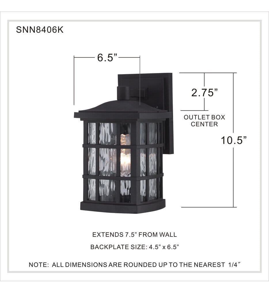 Quoizel - Stonington 10.5" Outdoor Wall Sconce
