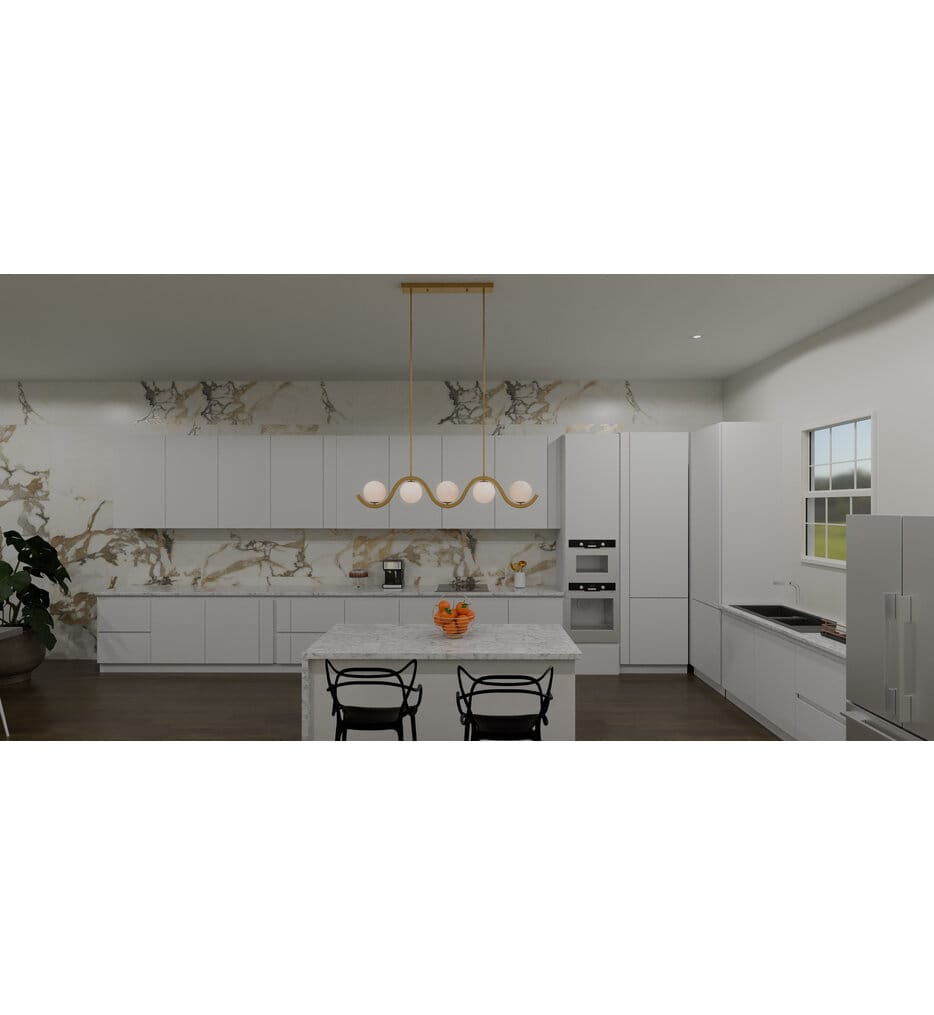 Quoizel - SRI551AB - Spherical 49" Island Light