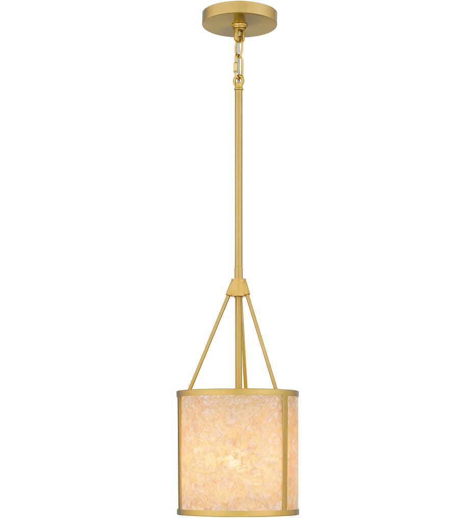Quoizel - STO1508BRG - Stoneland 8" Mini-Pendant