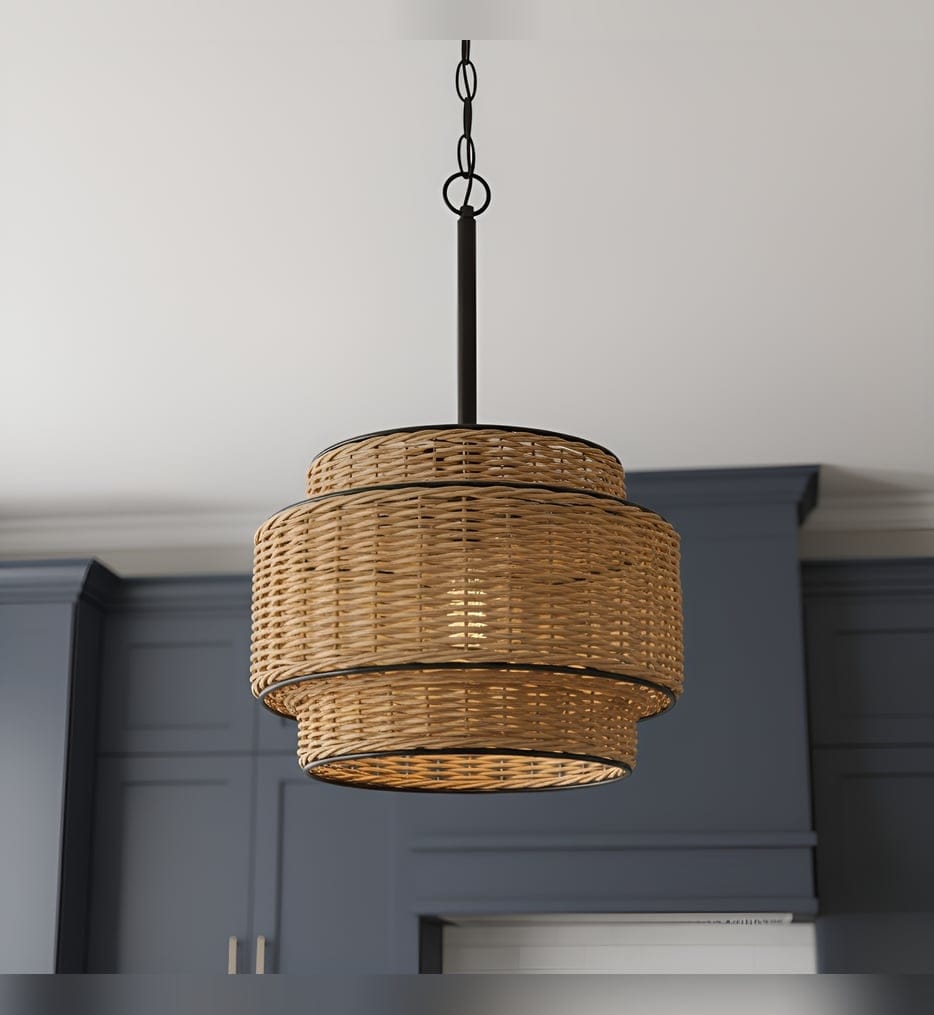 Quoizel - TET1510MBK - Teton 10-inch Mini-Pendant