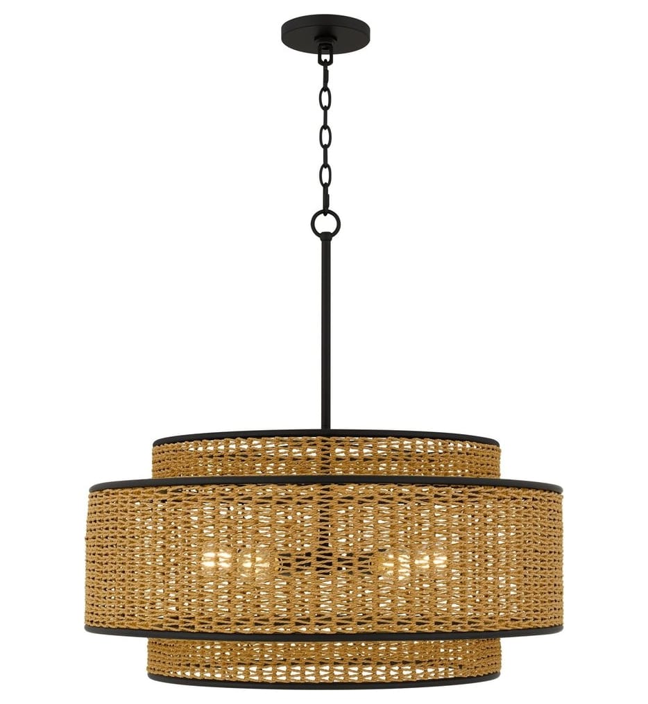 Quoizel - TET2830MBK - Teton 30-inch Pendant