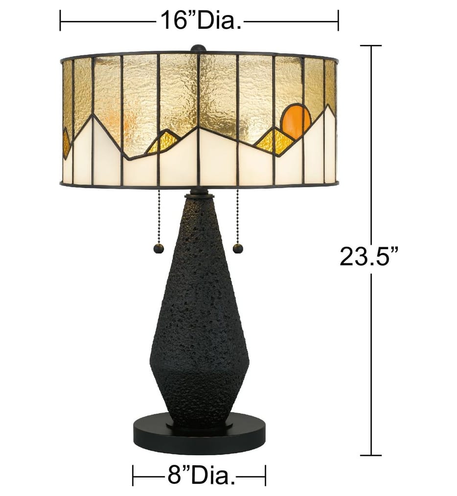 Quoizel - TF6831MBK - Blackwood 23.75-inch Table Lamp