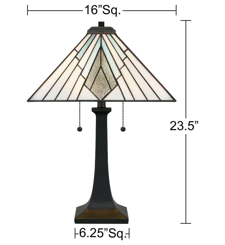 Quoizel - TFDV6323MBK - Duvane 23.5-inch Table Lamp