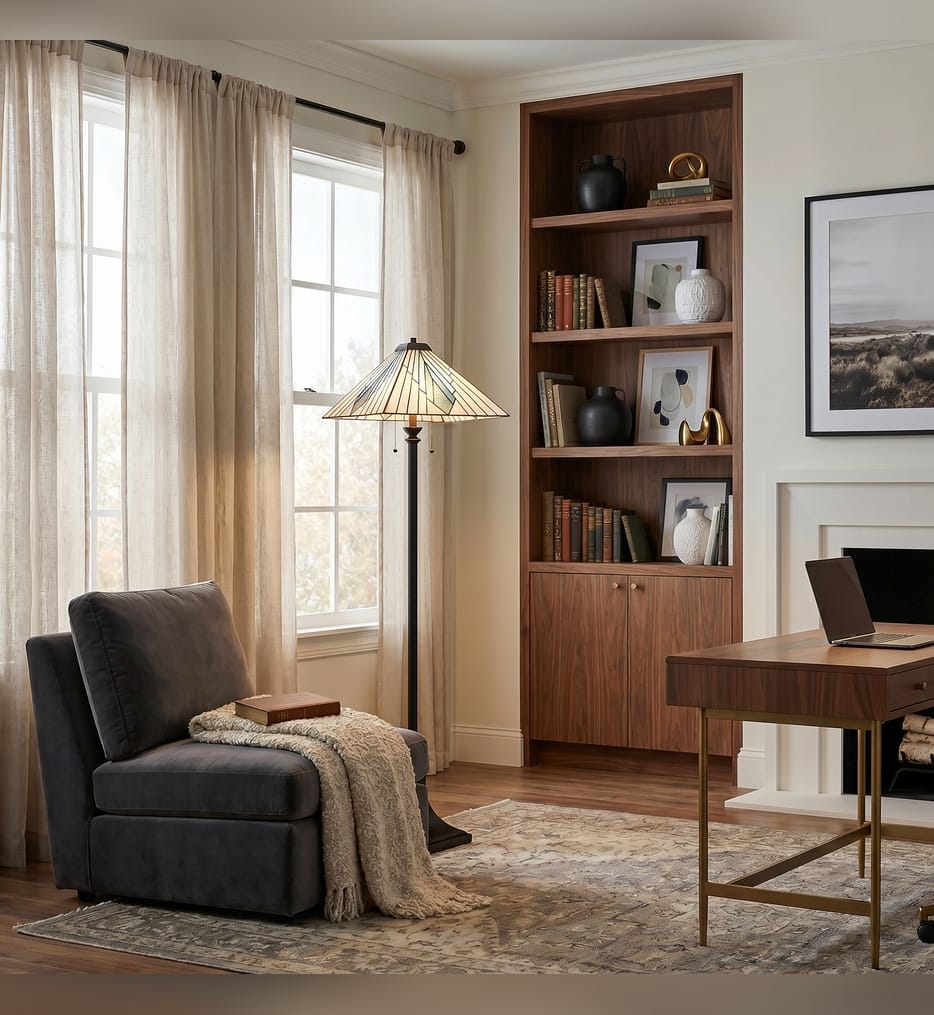Quoizel - TFDV9363MBK - Duvane 63-inch Floor Lamp