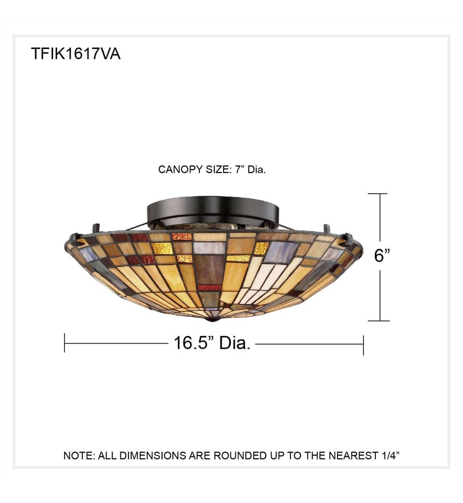 Quoizel - TFIK1617VA - Inglenook Flush Mount