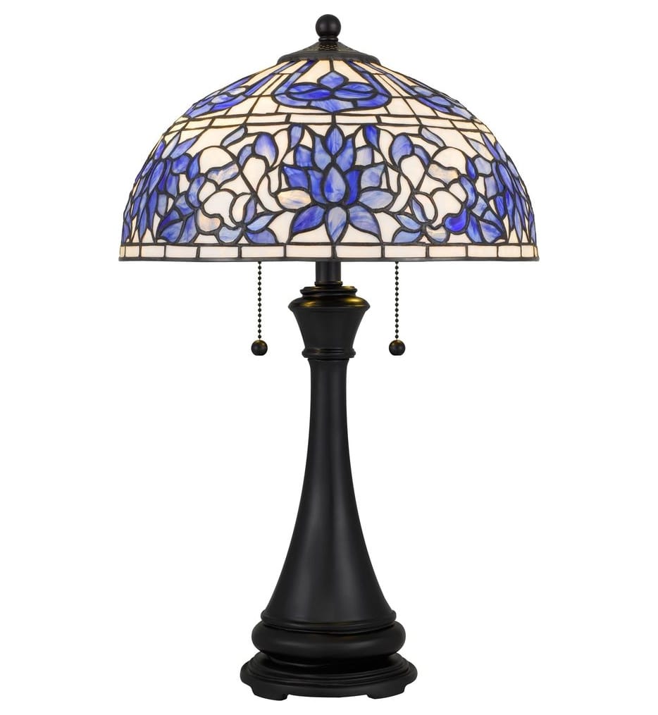 Quoizel - TFNR6325MBK - Wisteria Bloom 25.5-inch Table Lamp