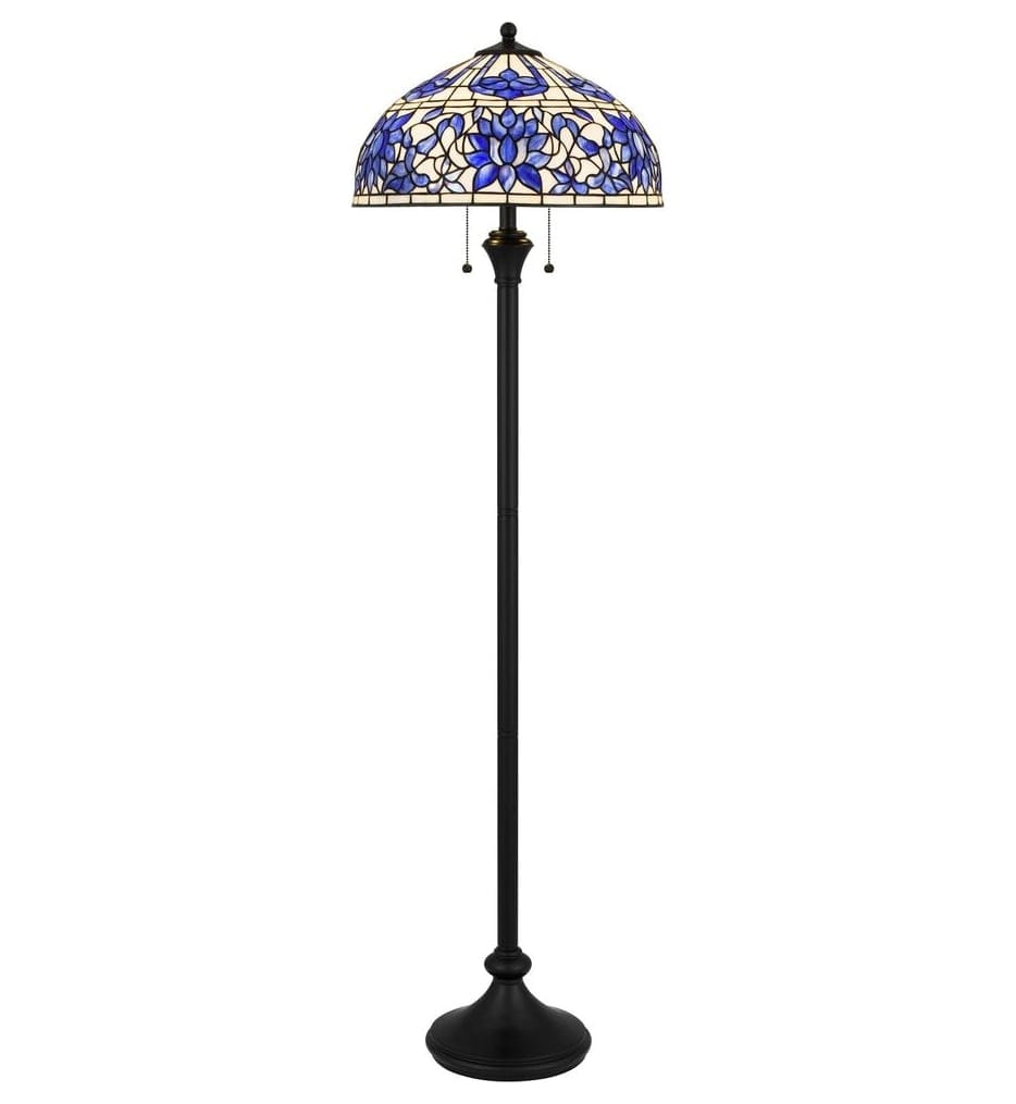 Quoizel - TFNR9362MBK - Wisteria Bloom 62-inch Floor Lamp