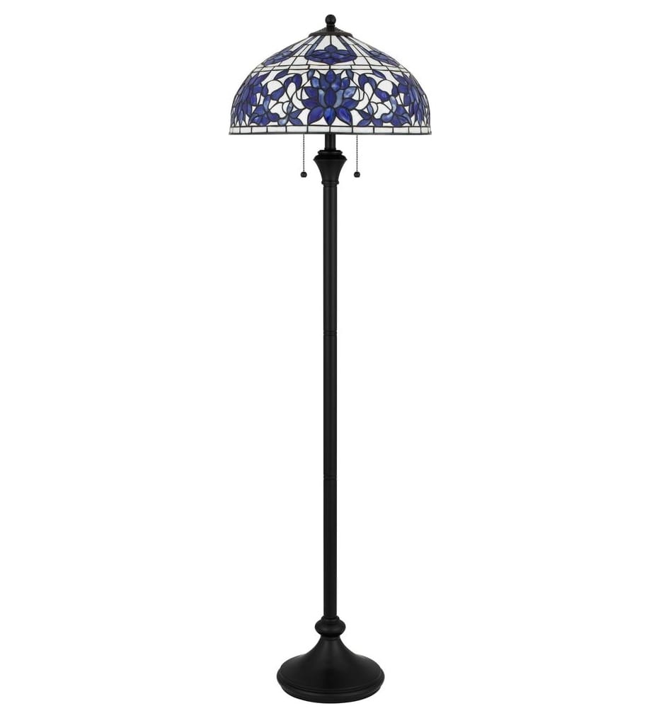 Quoizel - TFNR9362MBK - Wisteria Bloom 62-inch Floor Lamp