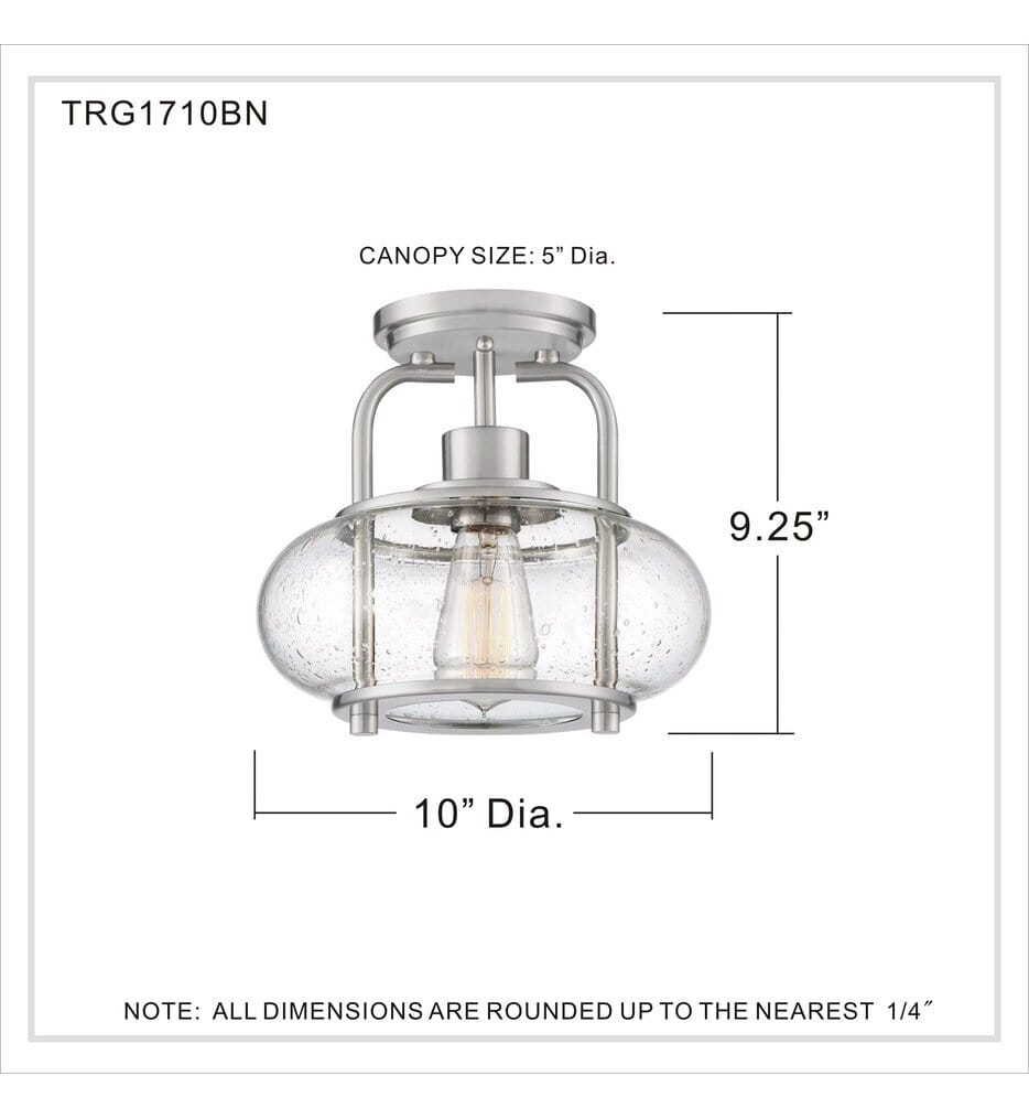 Quoizel - Trilogy 10" Semi-Flush Mount