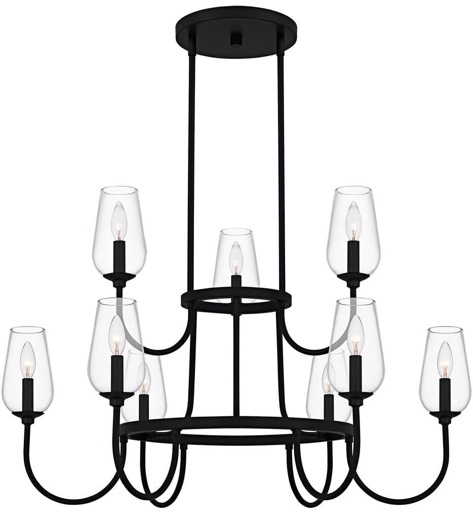 Quoizel - VSC5036MBK - Viscount 36" Chandelier