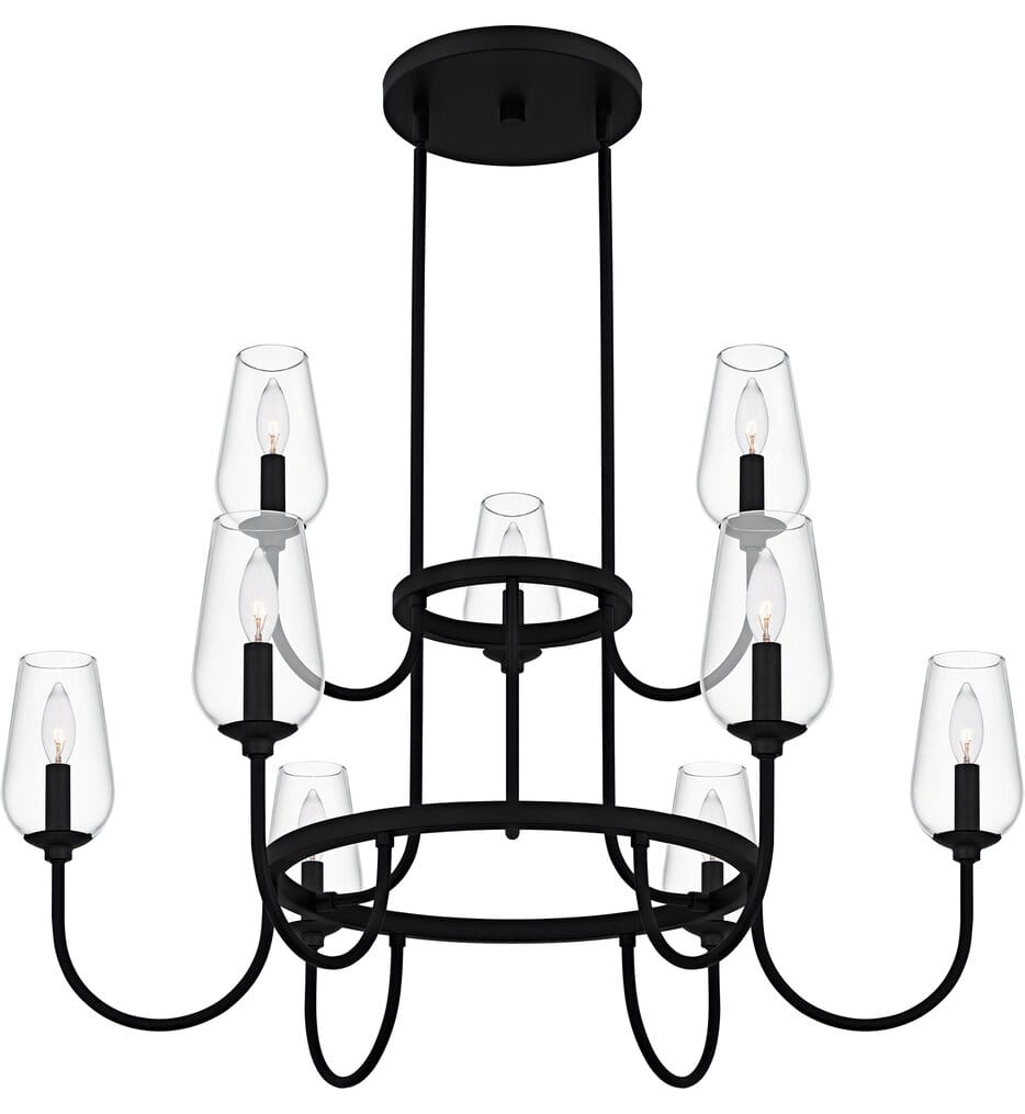 Quoizel - VSC5036MBK - Viscount 36" Chandelier
