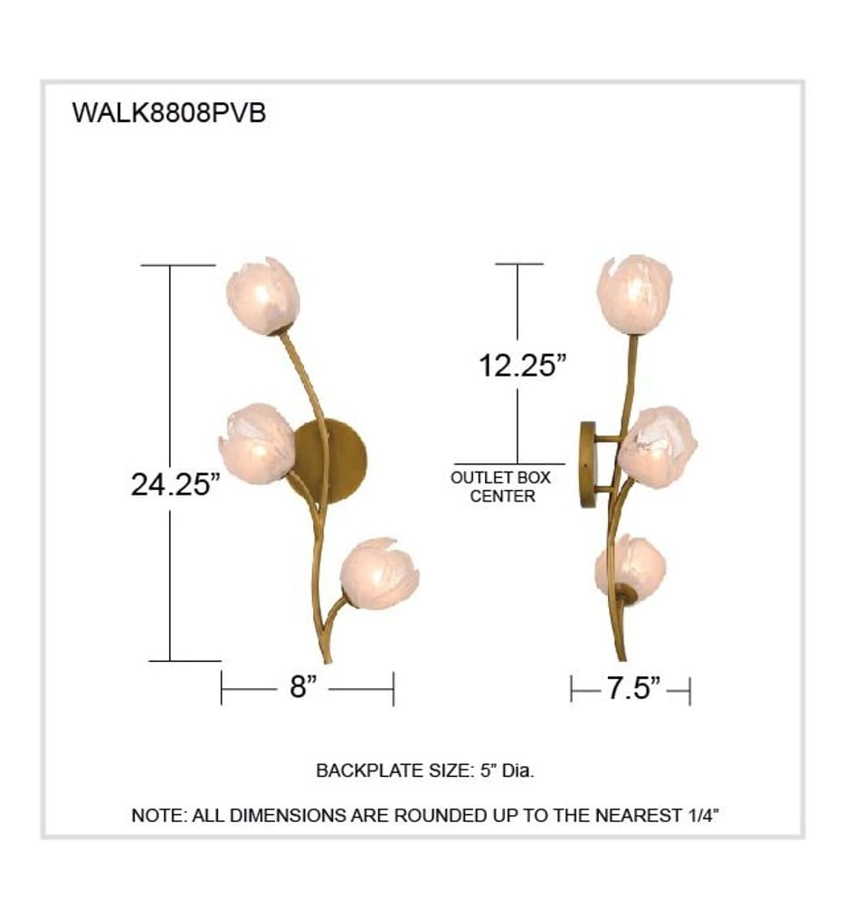 Quoizel - WALK8808PVB - Walker 24.25-inch Wall Sconce