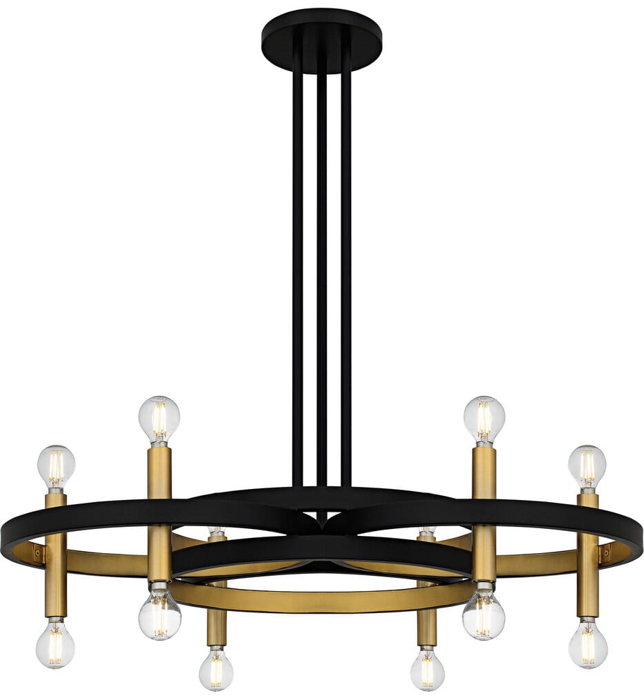 Quoizel - WID5030MBK - Winsland 30" Chandelier