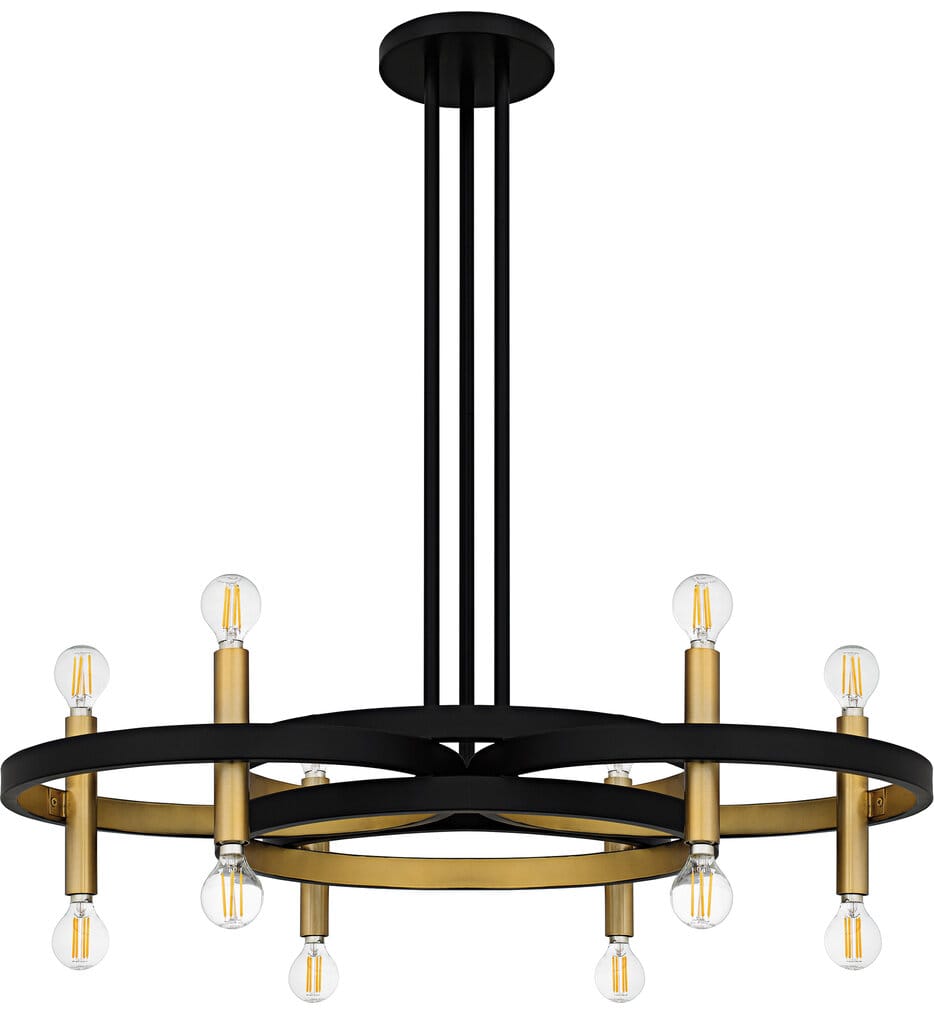 Quoizel - WID5030MBK - Winsland 30" Chandelier