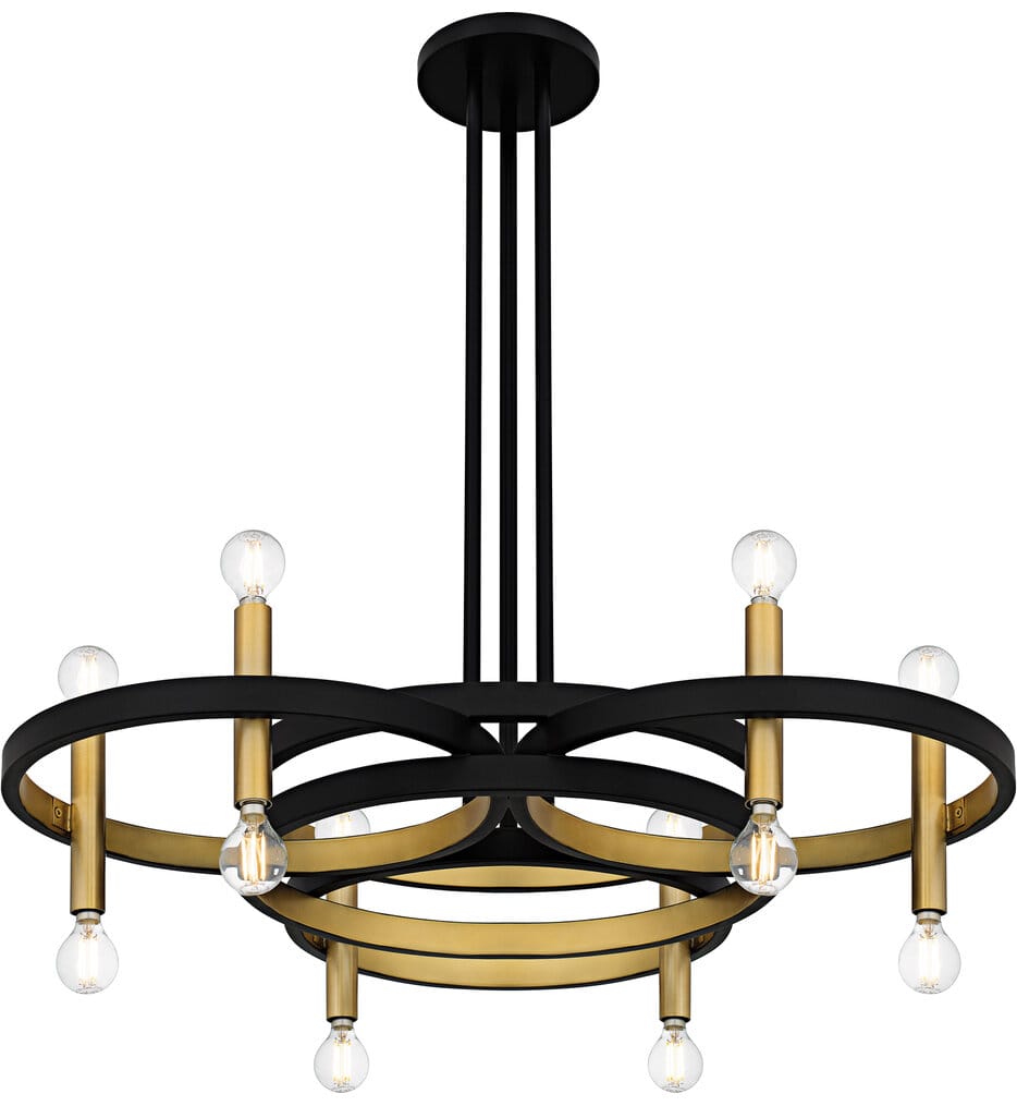 Quoizel - WID5030MBK - Winsland 30" Chandelier