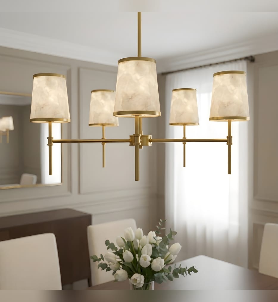 Quoizel - WIND5032BRG - Windley 32-inch Chandelier