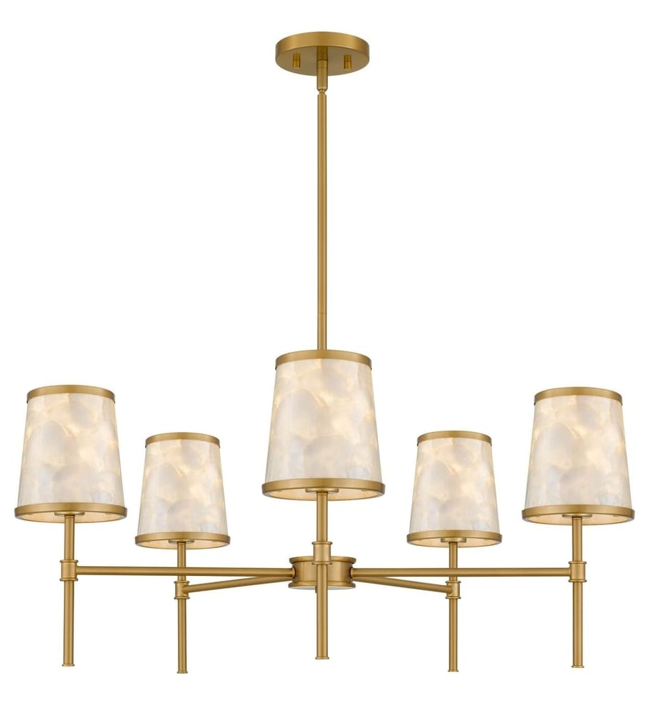 Quoizel - WIND5032BRG - Windley 32-inch Chandelier