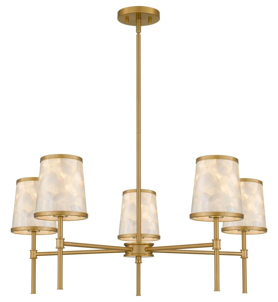 Quoizel - WIND5032BRG - Windley 32-inch Chandelier