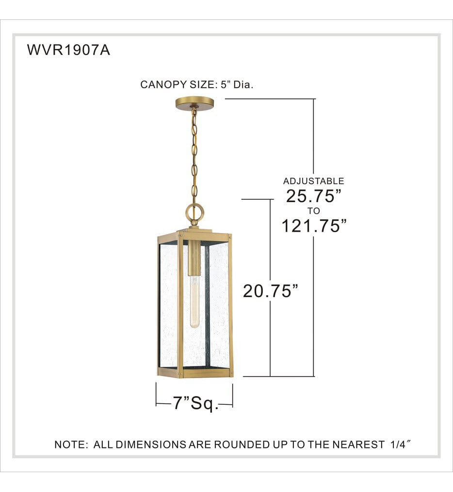 Quoizel - Westover 20.75" Outdoor Pendant
