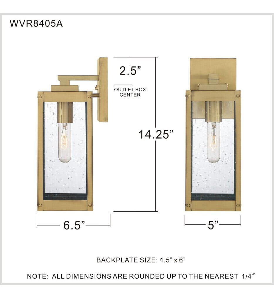 Quoizel - Westover 14.25" Outdoor Lantern