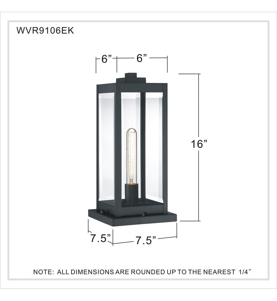 Quoizel - Westover 16" Outdoor Pier