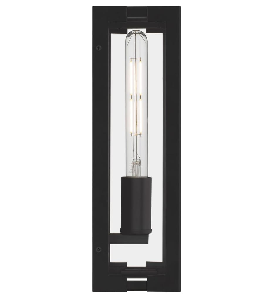 Quoizel - YOUN8406MBK - Young 14-inch Outdoor Wall Sconce