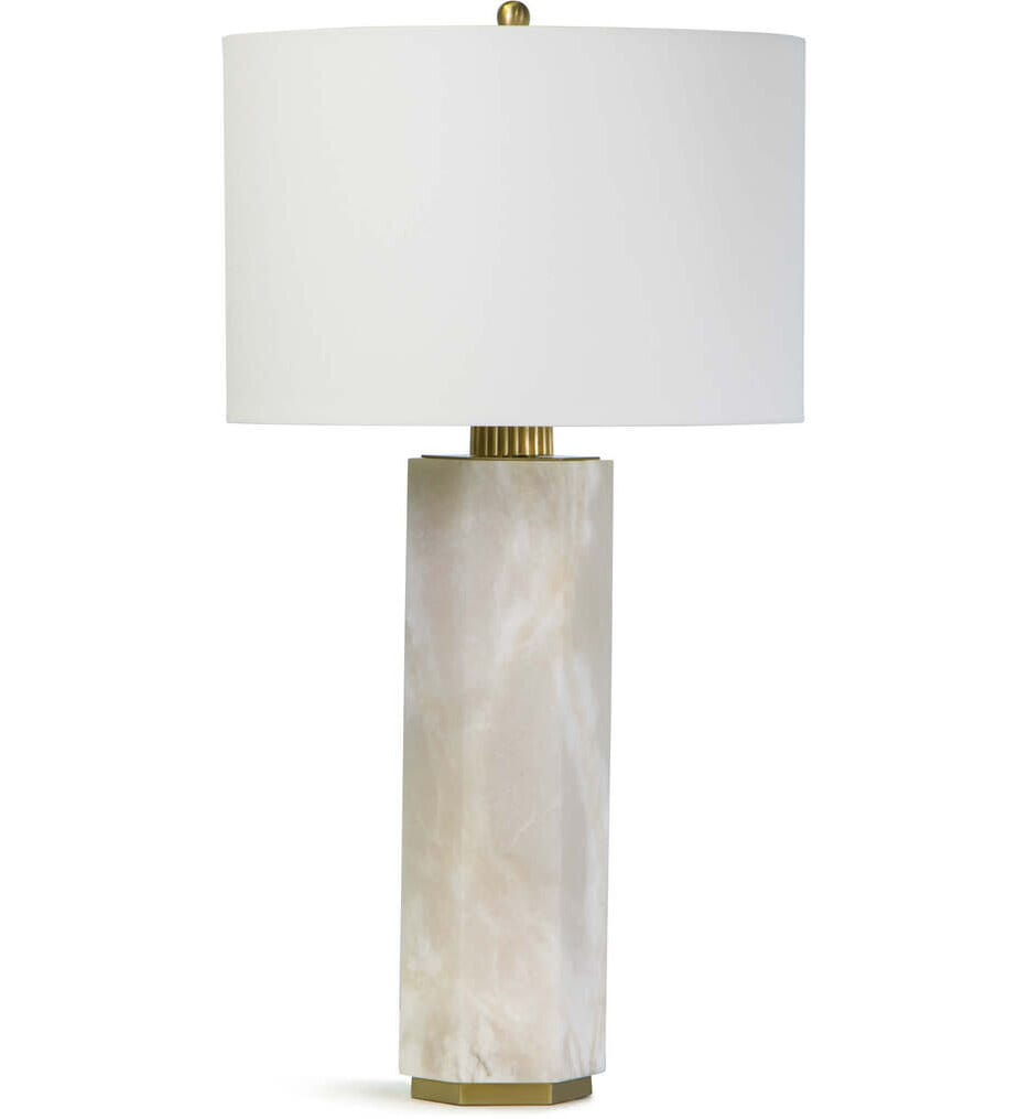 Regina Andrew - 13-1360 - Gear Alabaster 30.5" Table Lamp