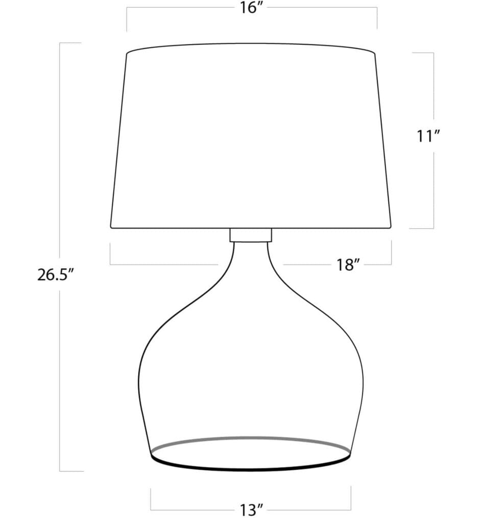Regina Andrew - 13-1478 - Regina Andrew Demi John 26.5" Table Lamp