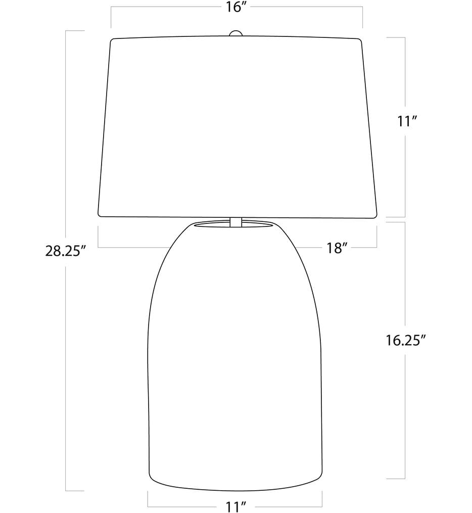 Regina Andrew - 13-1574 - Monica 28.25" Table Lamp