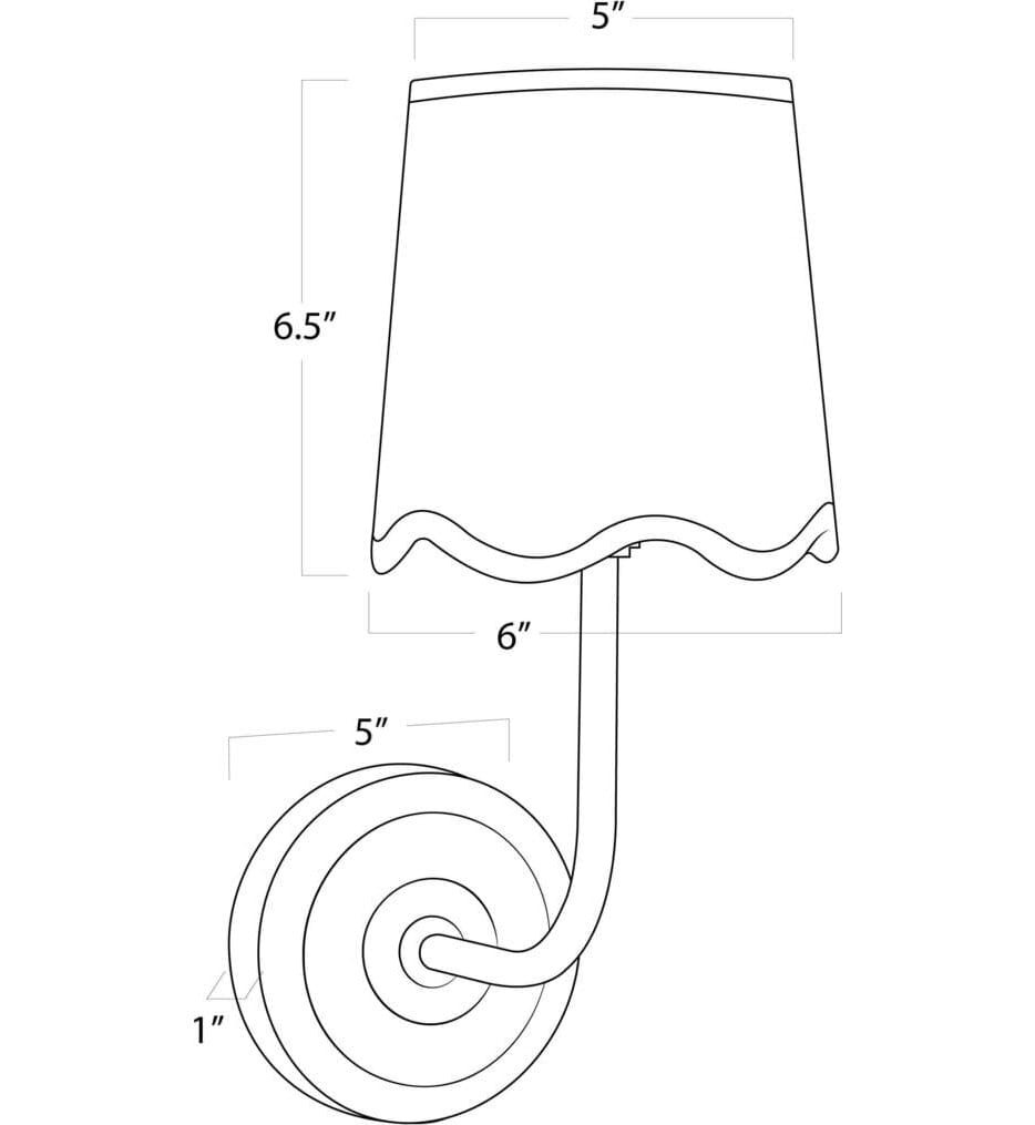Regina Andrew - Ariel 14.5" Wall Sconce