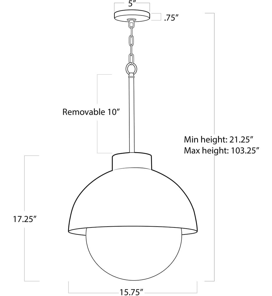 Regina Andrew - Montreux 21.25" Pendant